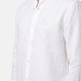 Camicia in Lino Bianco
