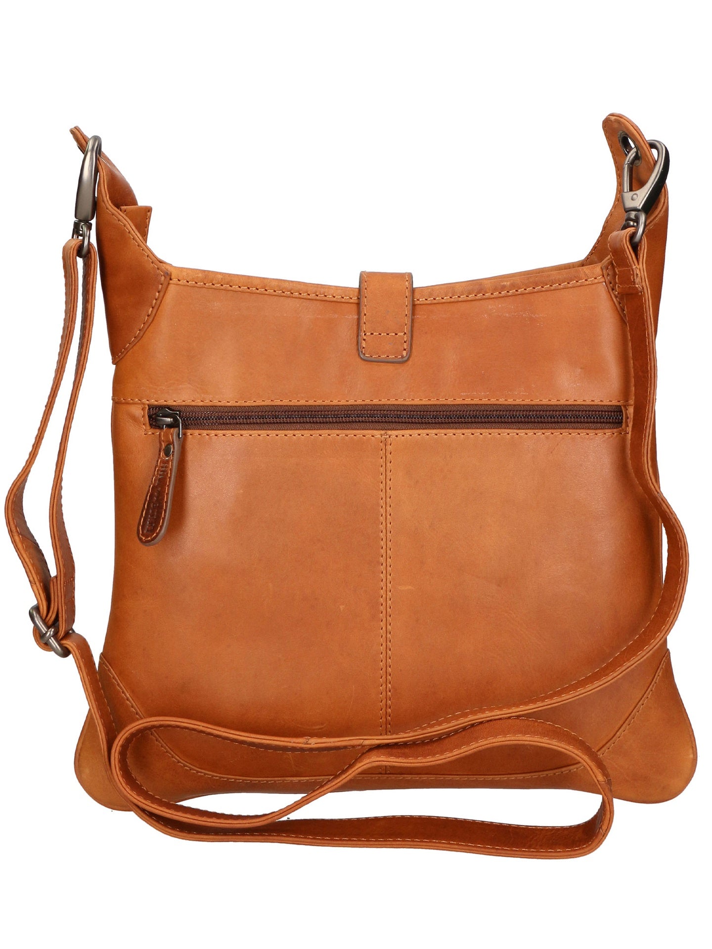 Borsa a Tracolla in Vera Pelle Marrone