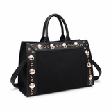 Borsa Shopper in Pelle Vegana Nero