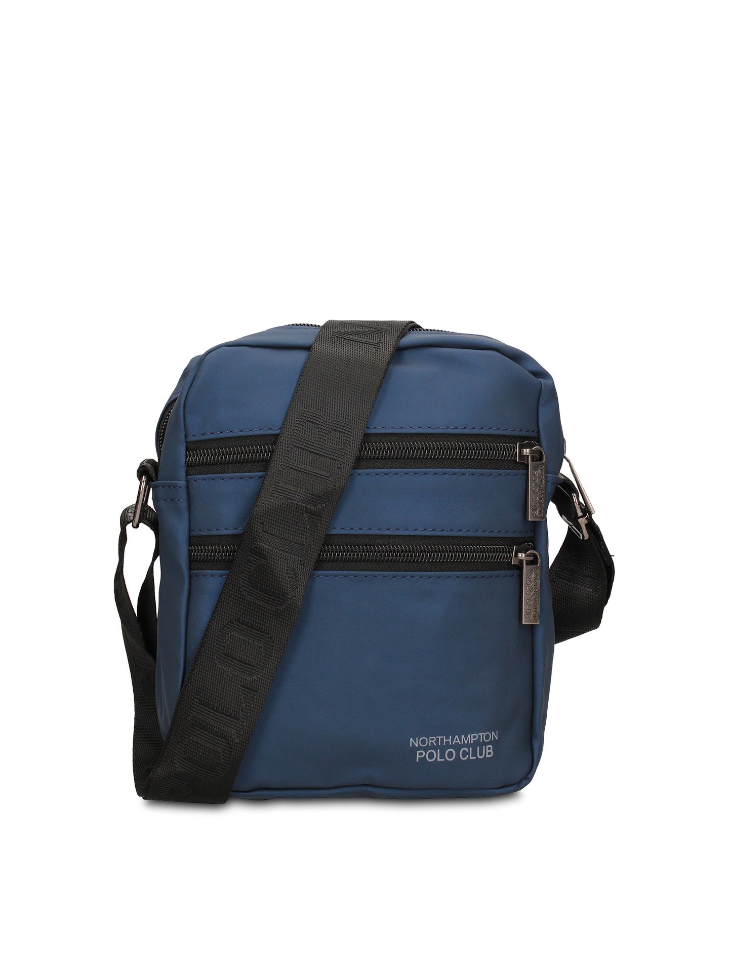 Borsa a Tracolla in 100% Pu Vegan Leather Blu