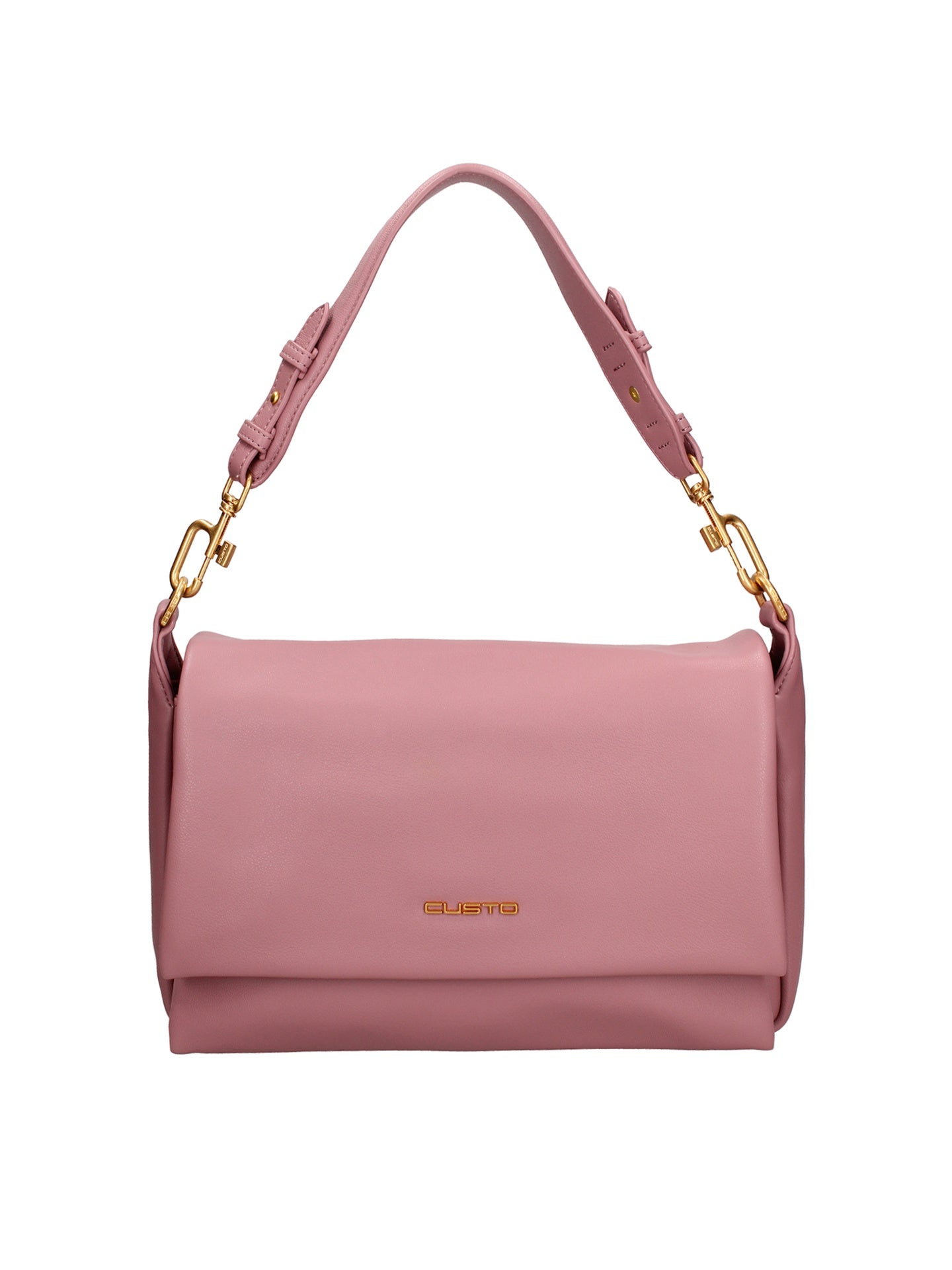 Borsa a spalla CUSTO - Malva