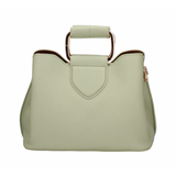 Borsa a Mano in Pelle Vegana Verde