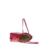 Borsa a Spalla in Vera Pelle Rubino