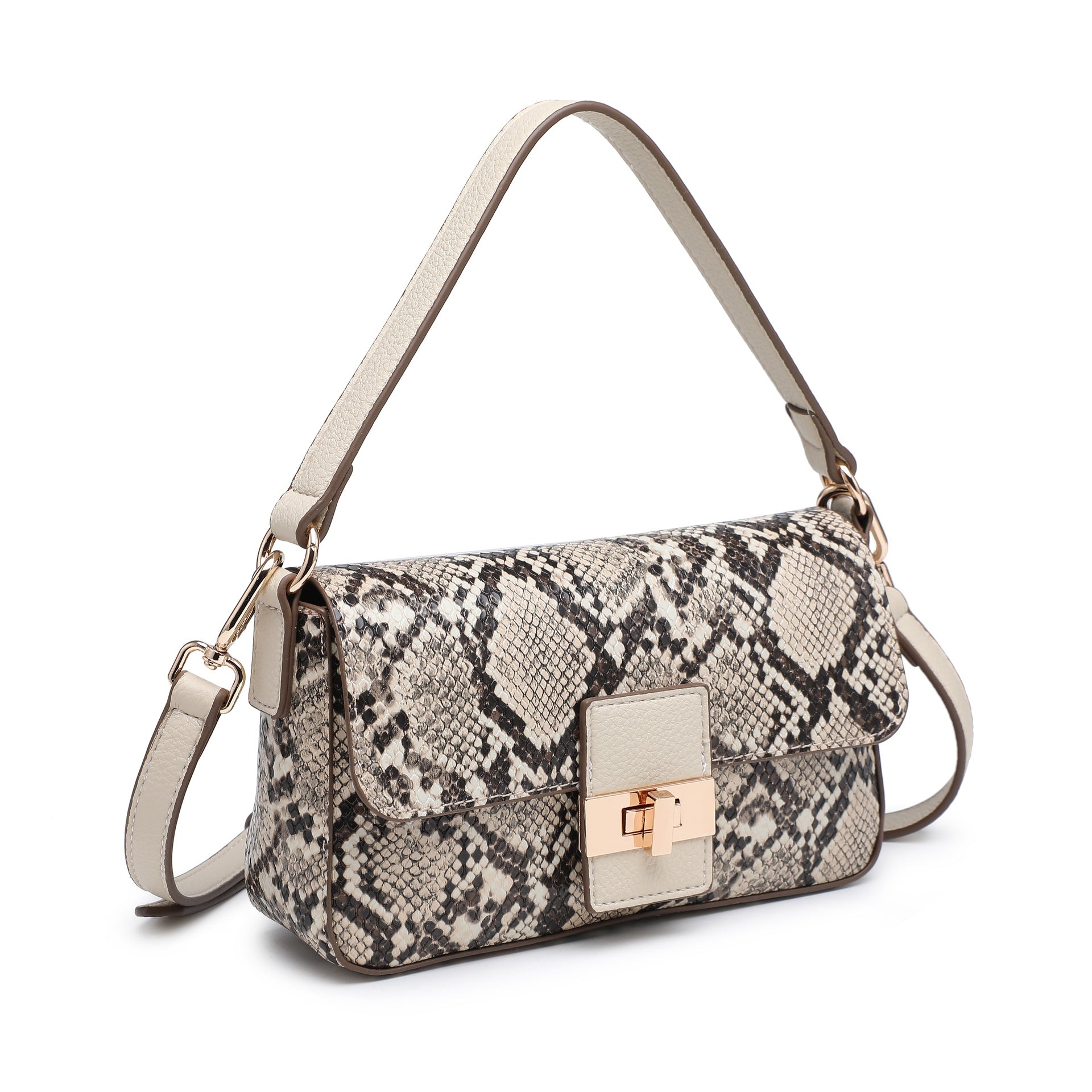 Pochette in Pelle Vegana Beige