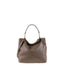 Borsa a Spalla in Vera Pelle Taupe Pierre Cardin