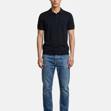 Camicia in Cotone Blu Navy