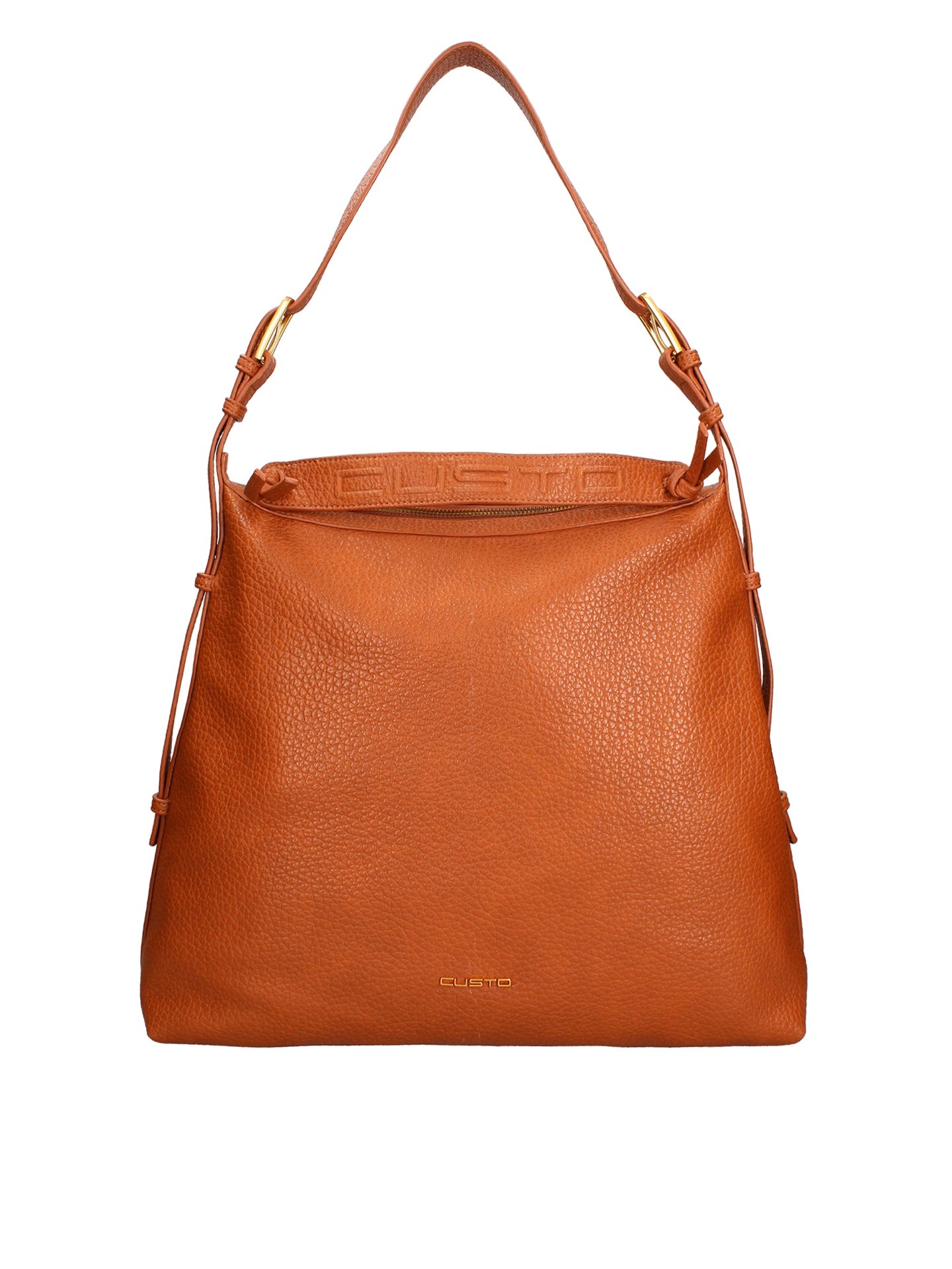 Borsa a spalla CUSTO - Cuoio