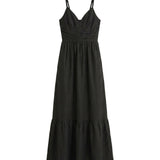Vestito in Viscosa Nero