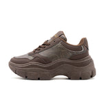 Sneakers in Poliestere Marrone