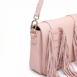 Borsa a Tracolla in Polyurethane Rosa