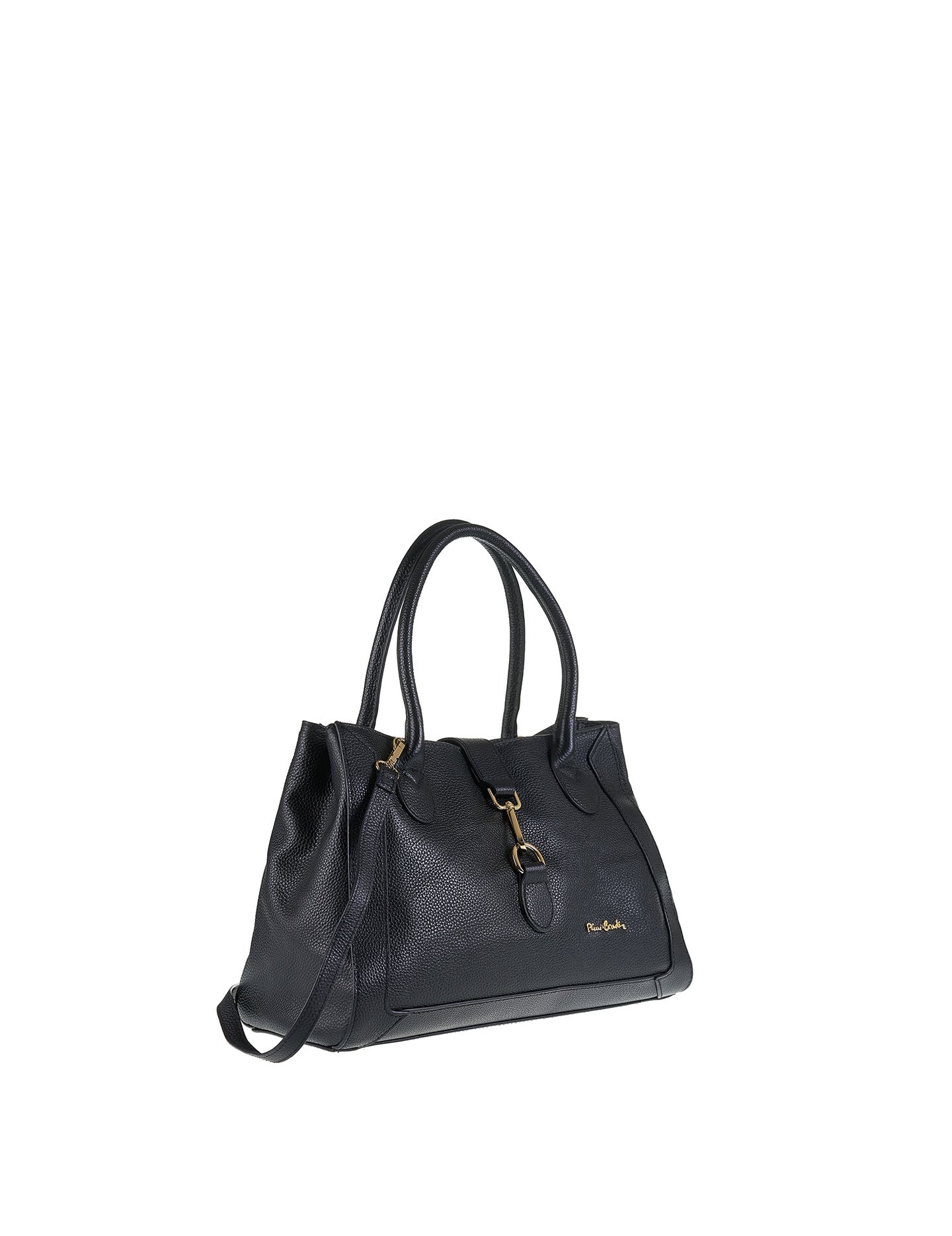 Borsa a Mano in Vera Pelle Nero