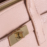 Handtasche aus echtem Leder in Antikrosa