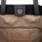 Borsa a Tracolla in Dollaro Leather Nero