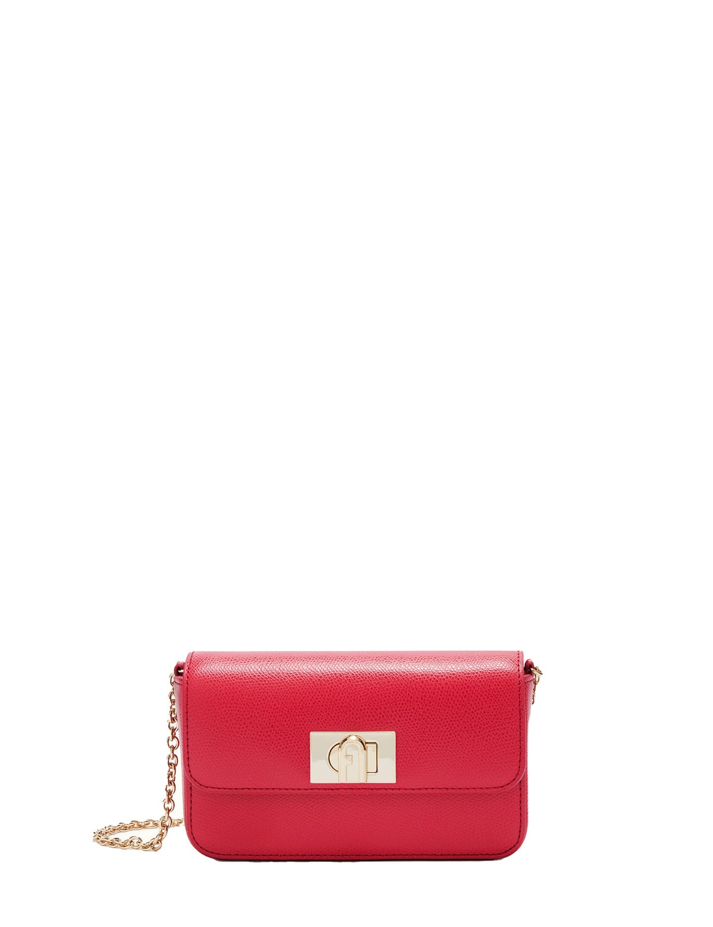 Borsa a Tracolla in Palmellato Leather Rosso Furla