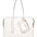 Borsa Shopper in Pelle Vegana Bianco Pierre Cardin