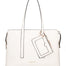 Borsa Shopper in Pelle Vegana Bianco Pierre Cardin