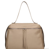 Borsa a Mano in Vera Pelle Cappuccino Chiara Ferretti