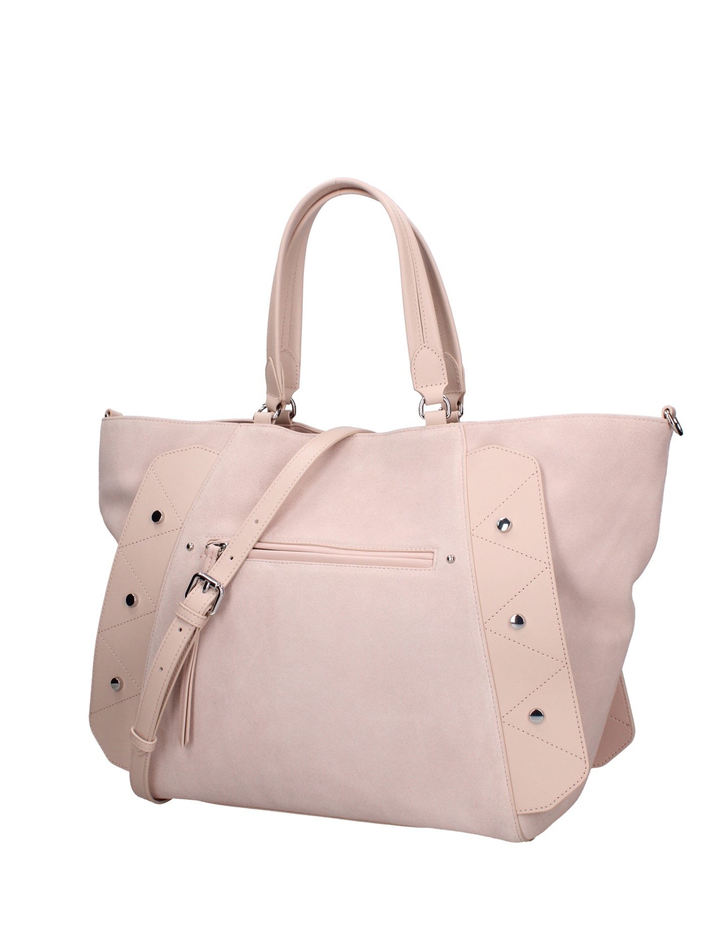 Borsa a Mano in Vera Pelle Cipria