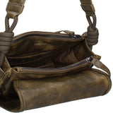 Borsa a tracolla CUSTO - Verde scuro