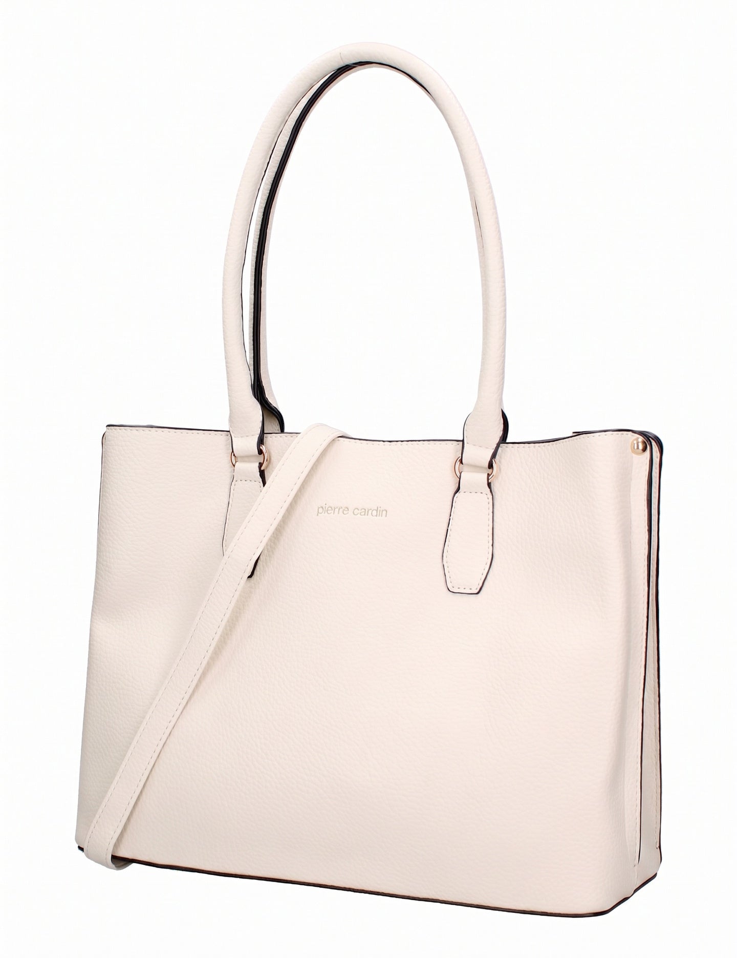 Borsa a Spalla in Pelle Vegana Beige