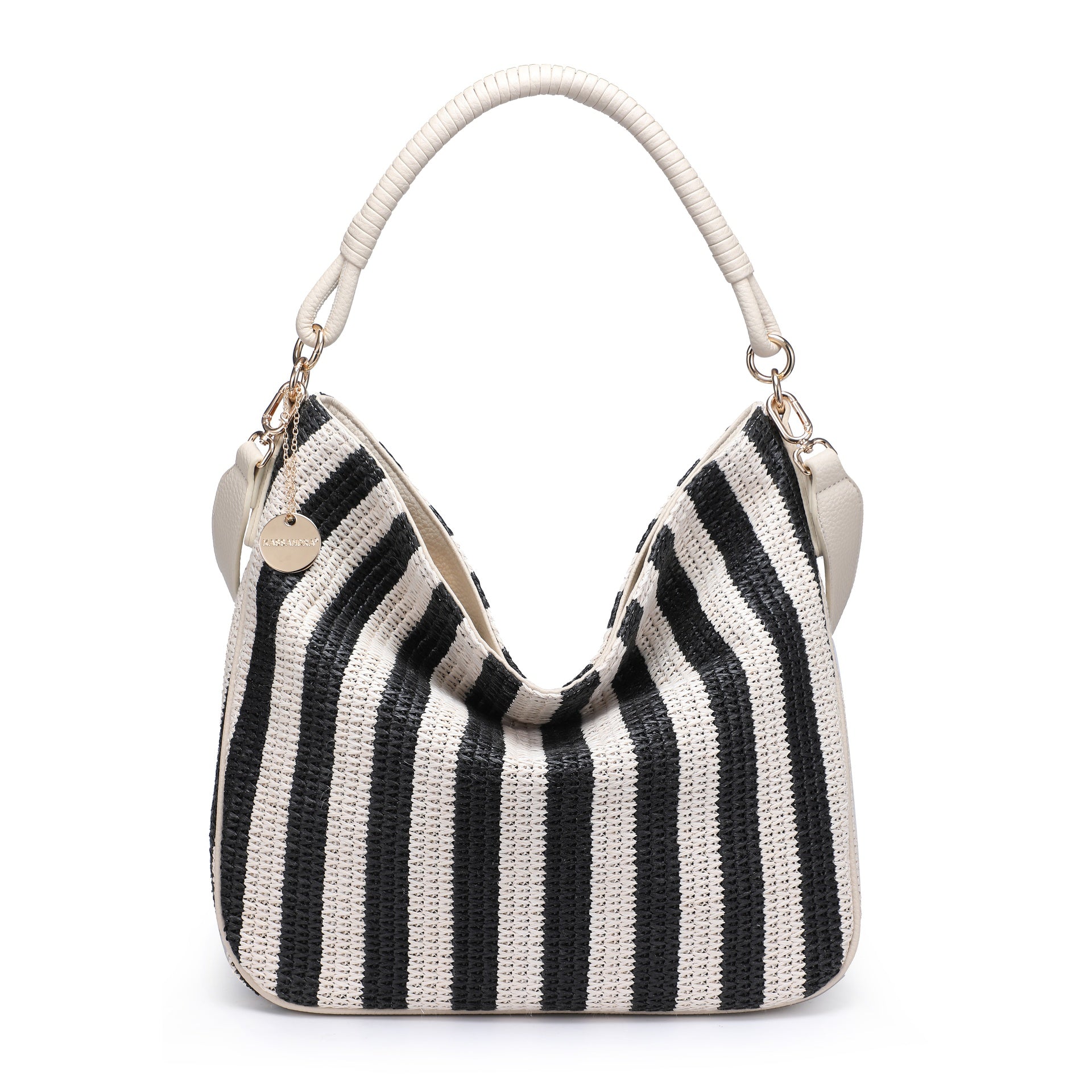 Borsa a Tracolla in Poliestere Nero
