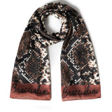 Foulard Donna in Poliestere Pitonato Braccialini