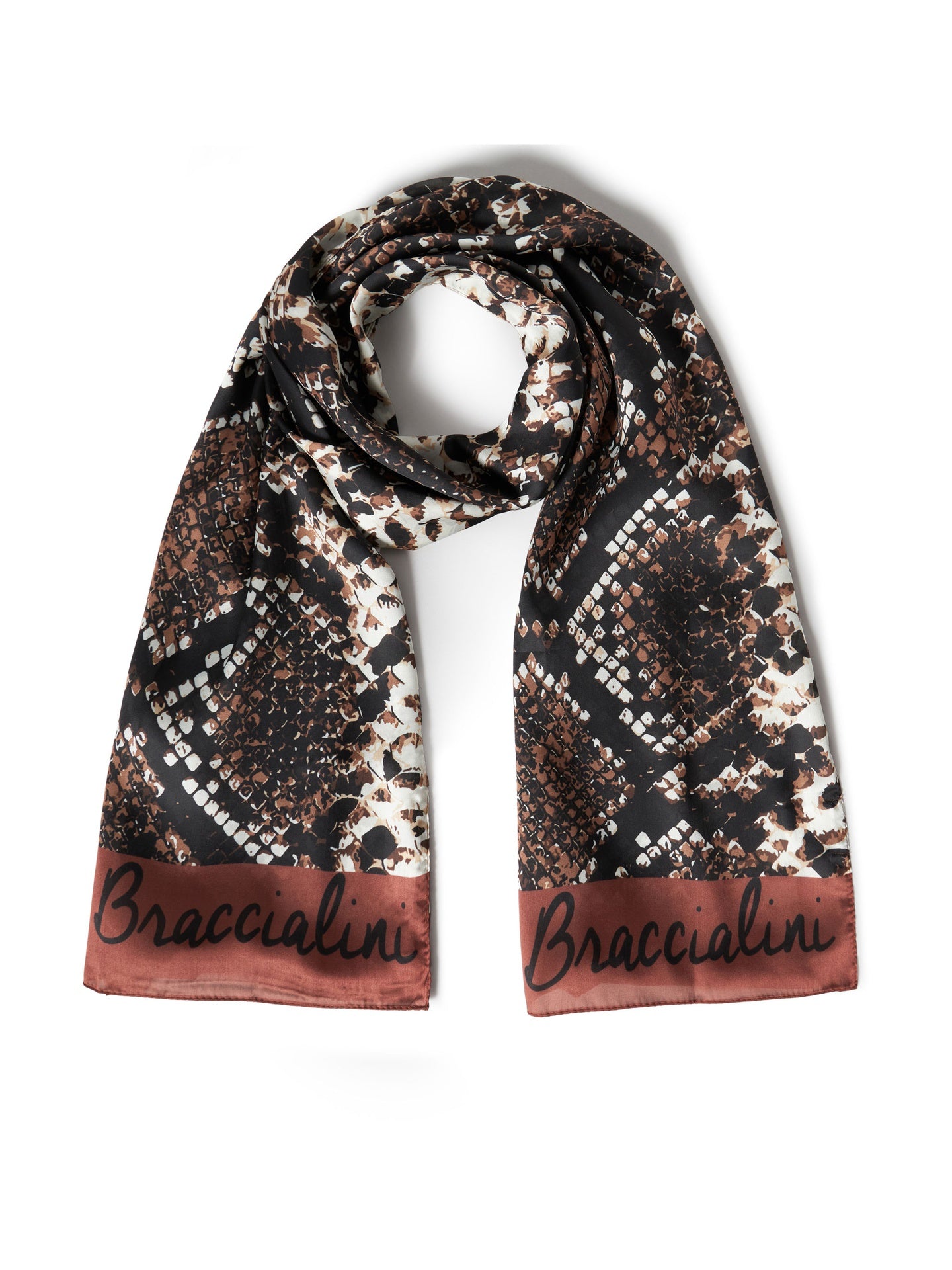 Foulard Donna in Poliestere Pitonato Braccialini
