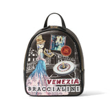 Zaino in Pelle Vegana Multicolore Braccialini