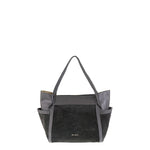 Borsa a Spalla in Vera Pelle Grigio Pierre Cardin