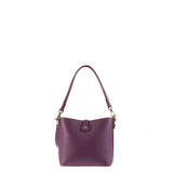 Borsa a Spalla in Vera Pelle Viola