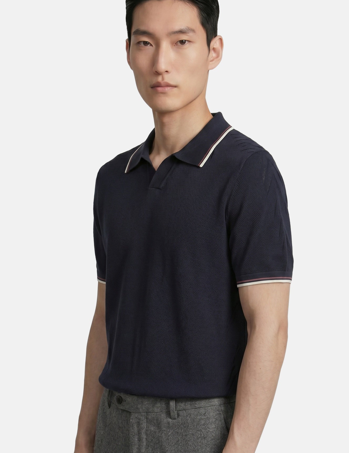 Camicia in Cotone Blu Navy
