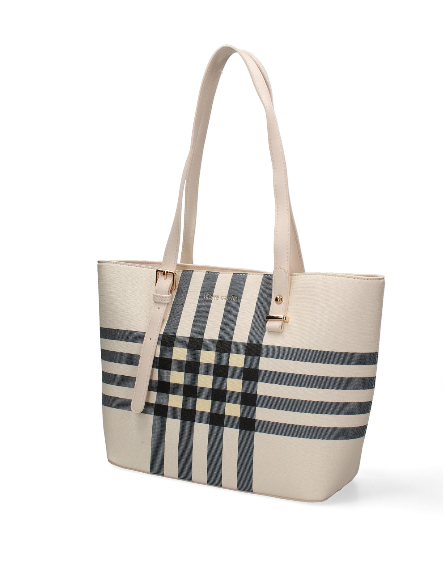 Elfenbeinfarbene Handtasche