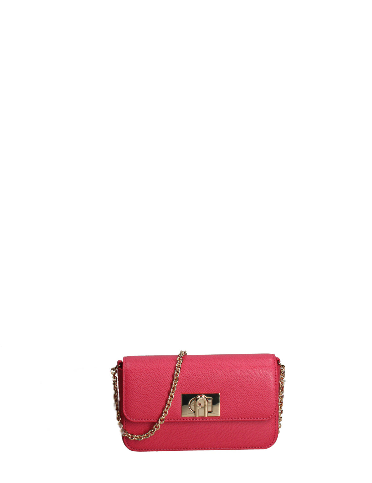Borsa a Tracolla in Palmellato Leather Fuxia Furla