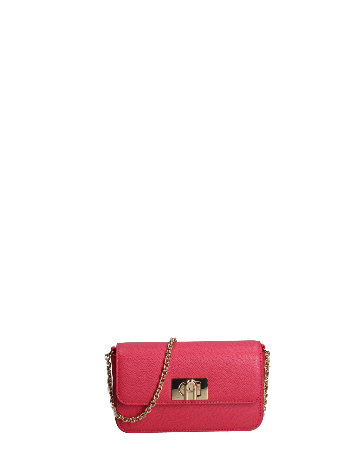 Borsa a Tracolla in Palmellato Leather Fuxia Furla