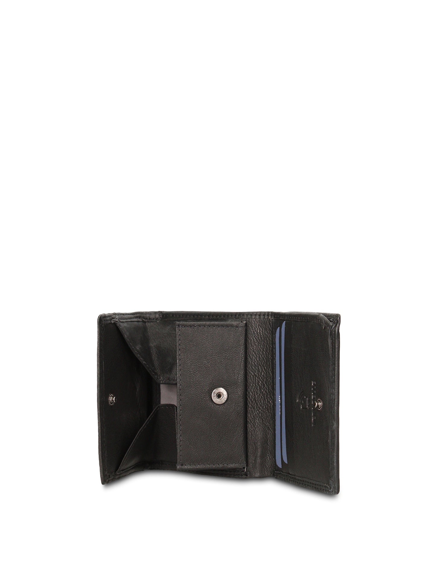 Portafoglio in Vera Pelle Nero