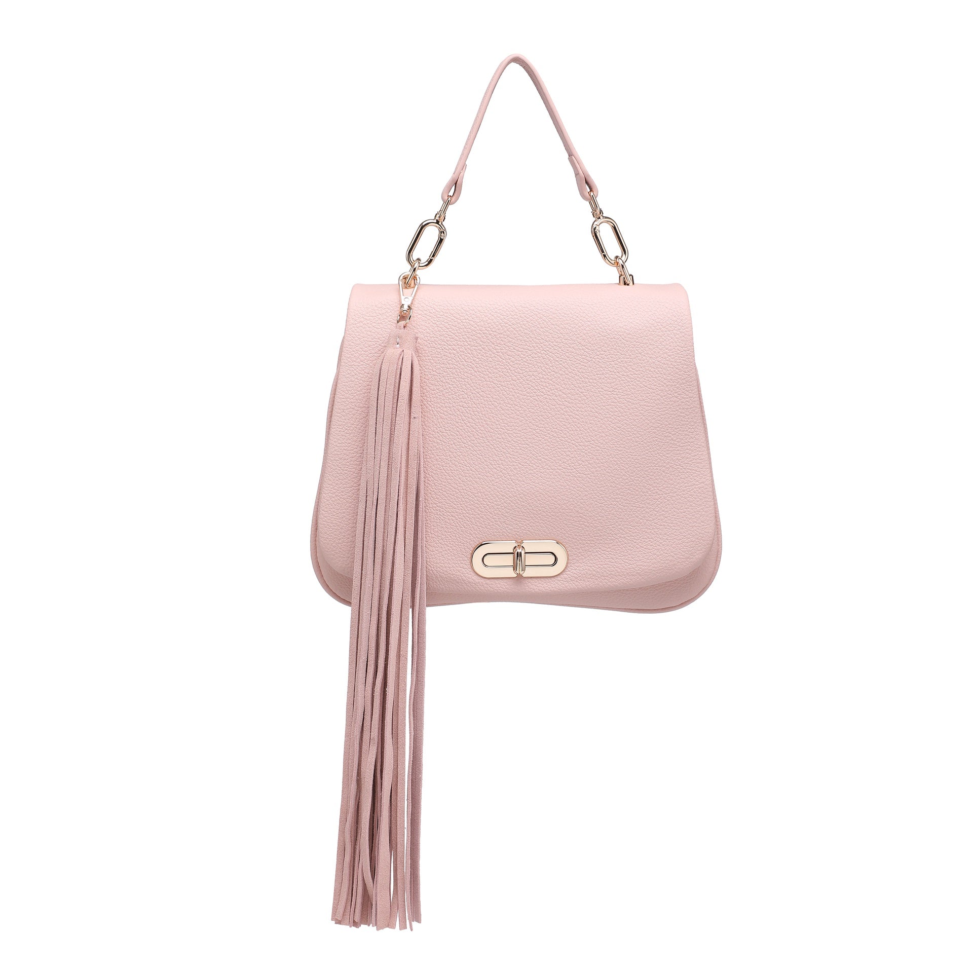 Borsa a Mano in Polyurethane Rosa