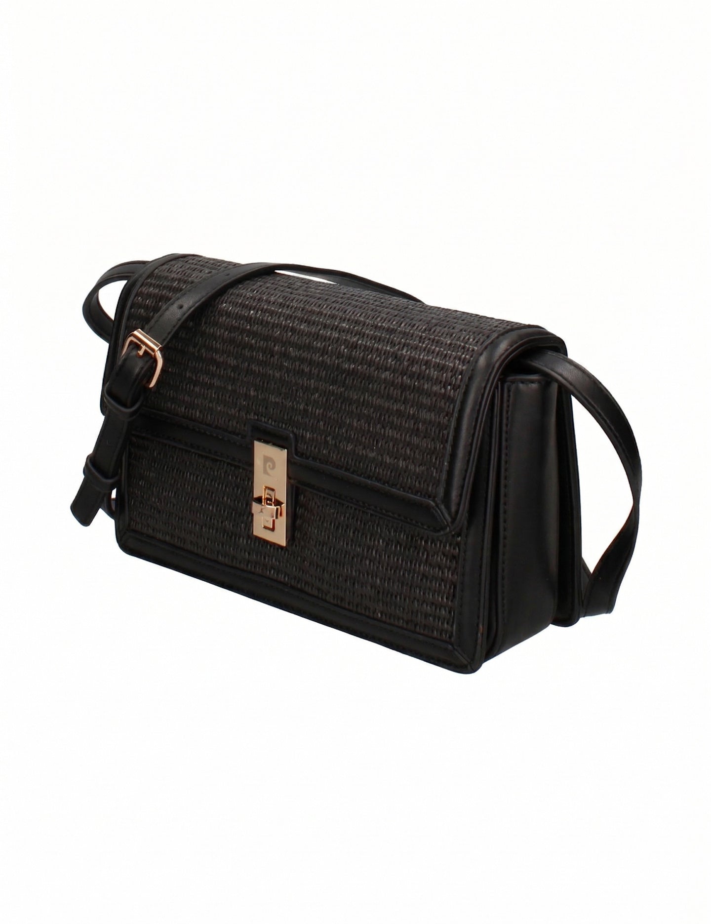 Borsa a Tracolla in Vera Pelle Nero