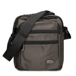 Borsa a Tracolla in 100% Pu Vegan Leather Grigio