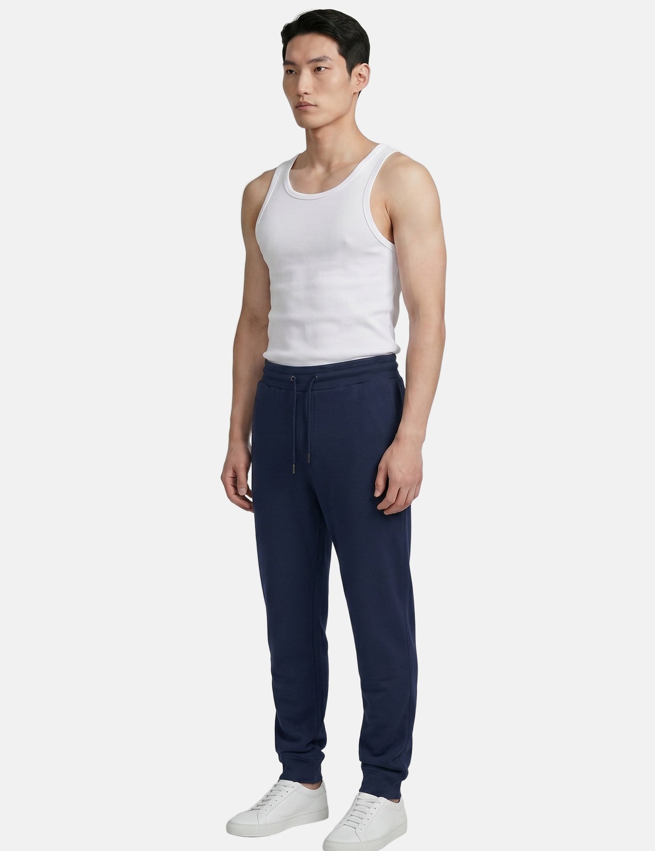 Jeans in Cotone Blu Navy