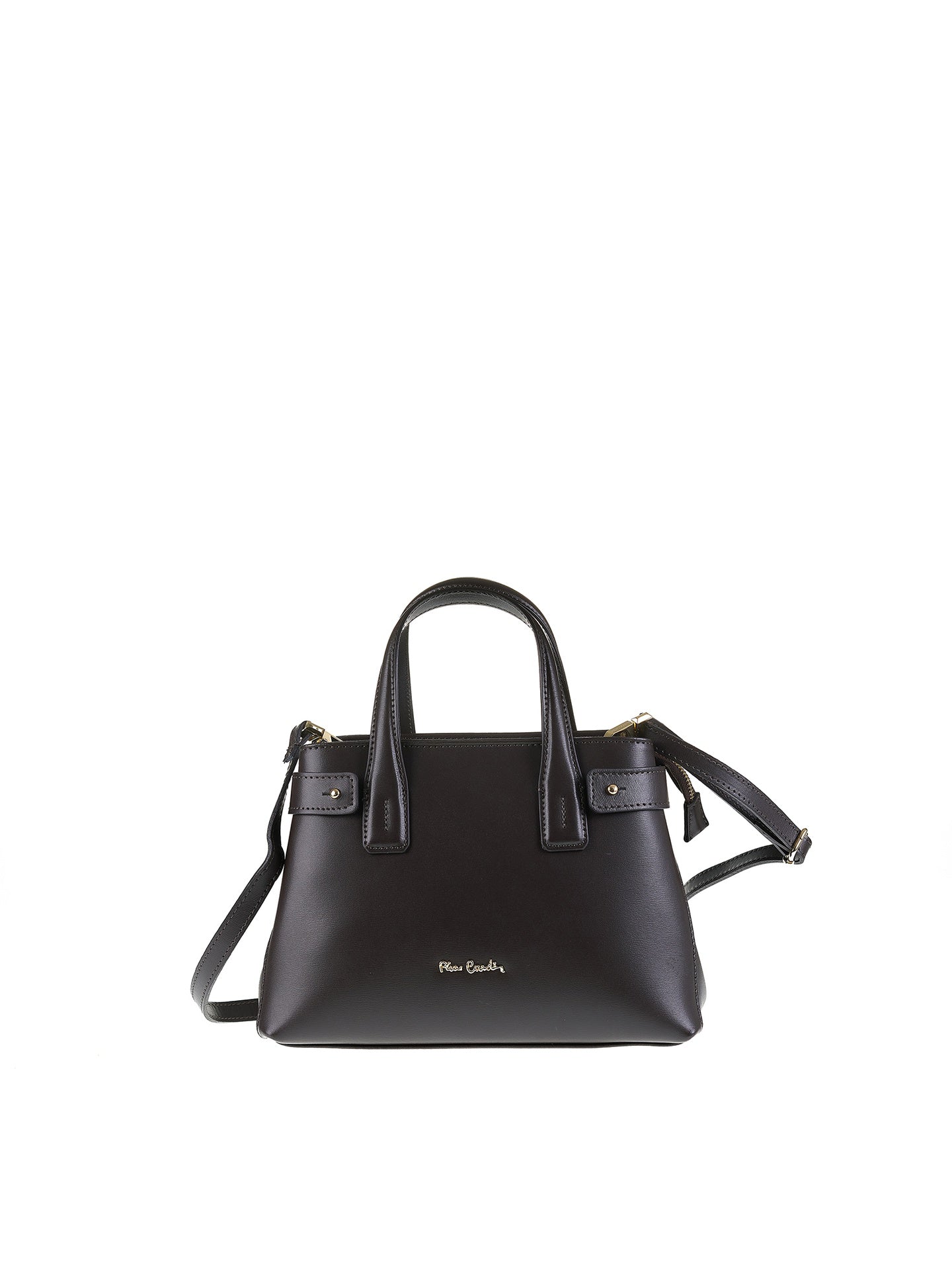Borsa a Mano in Vera Pelle Testa di Moro Pierre Cardin