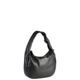 Borsa a Spalla in Vera Pelle Nero