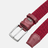 Cintura in Tessuto Rosso