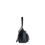 Borsa a Spalla in Vera Pelle Nero
