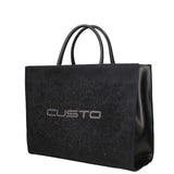 Borsa a spalla CUSTO - Nero
