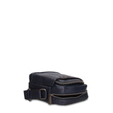 Borsa a Tracolla in 100% Pu Vegan Leather Blu Scuro