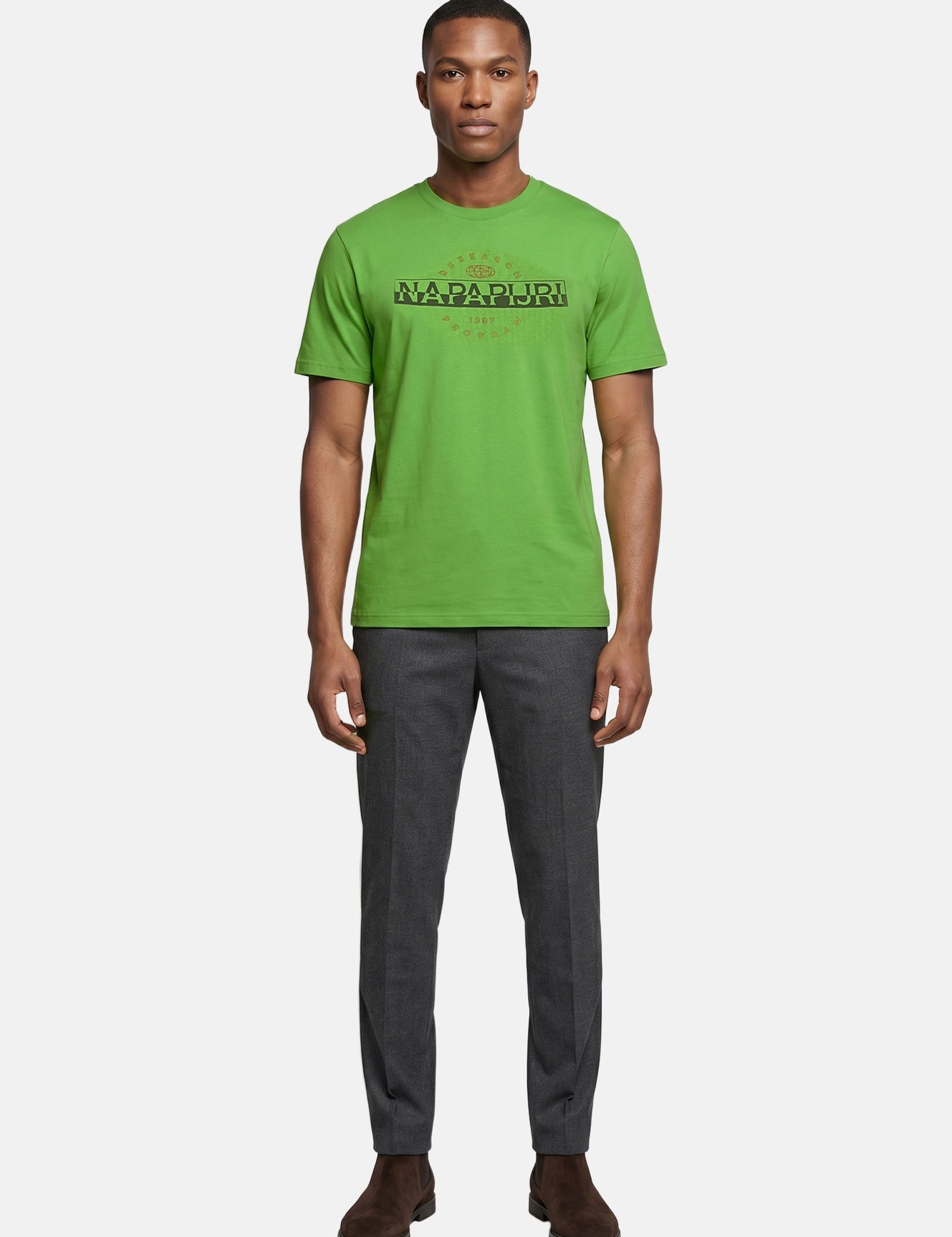 T-shirt in Cotone Verde