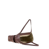 Borsa a Spalla in Vera Pelle Cioccolato