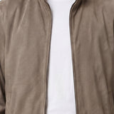 Giubbotto in Poliestere Taupe Scuro