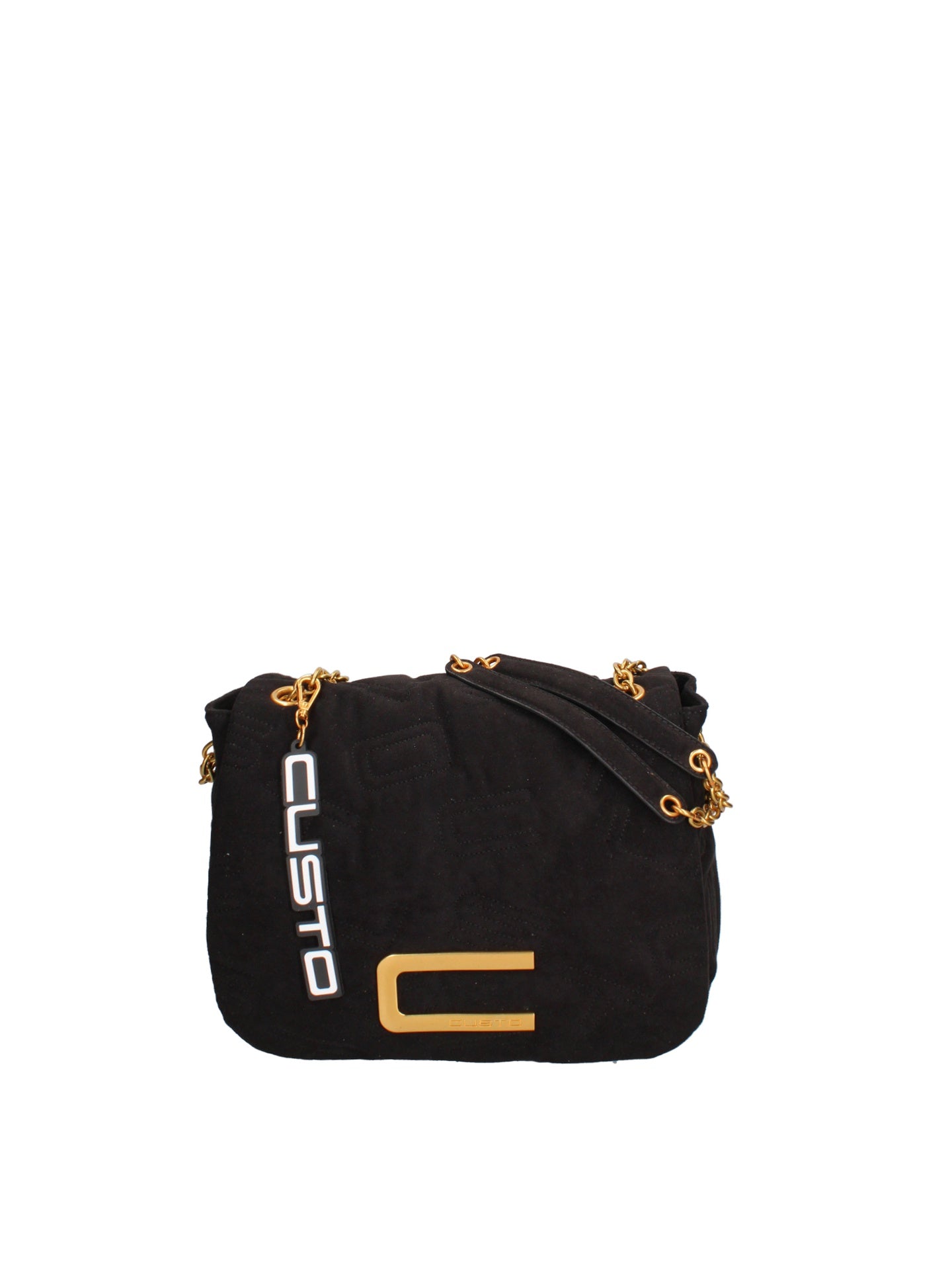 Borsa a spalla CUSTO - Nero