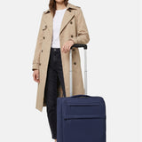 Borsa shopper in Poliestere Navy